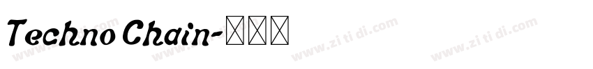Techno Chain字体转换